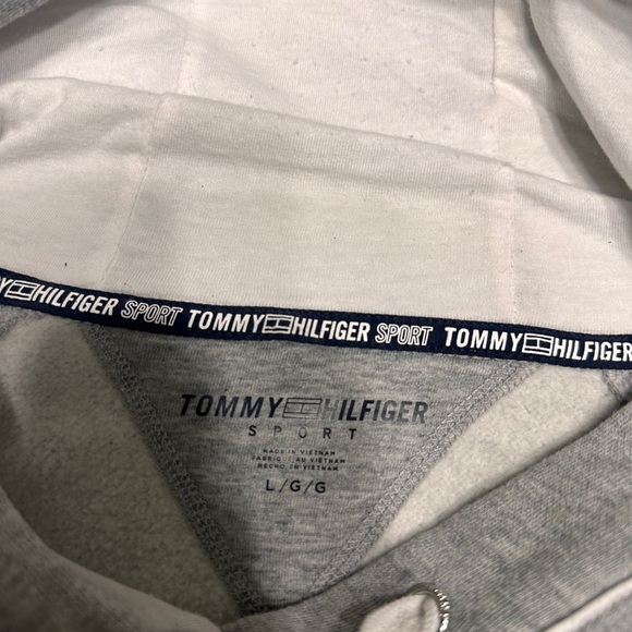 Tommy Hilfiger Gray and White Men's Hoodie - Picture 3 of 3